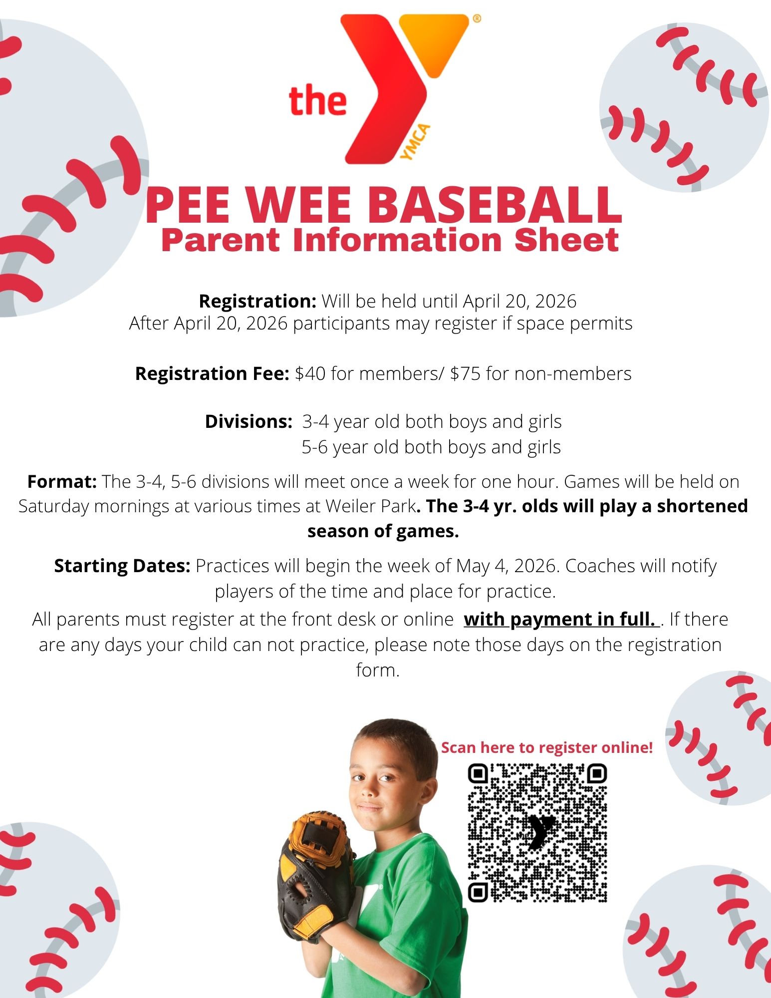 Registration Will be held until April 17 2022